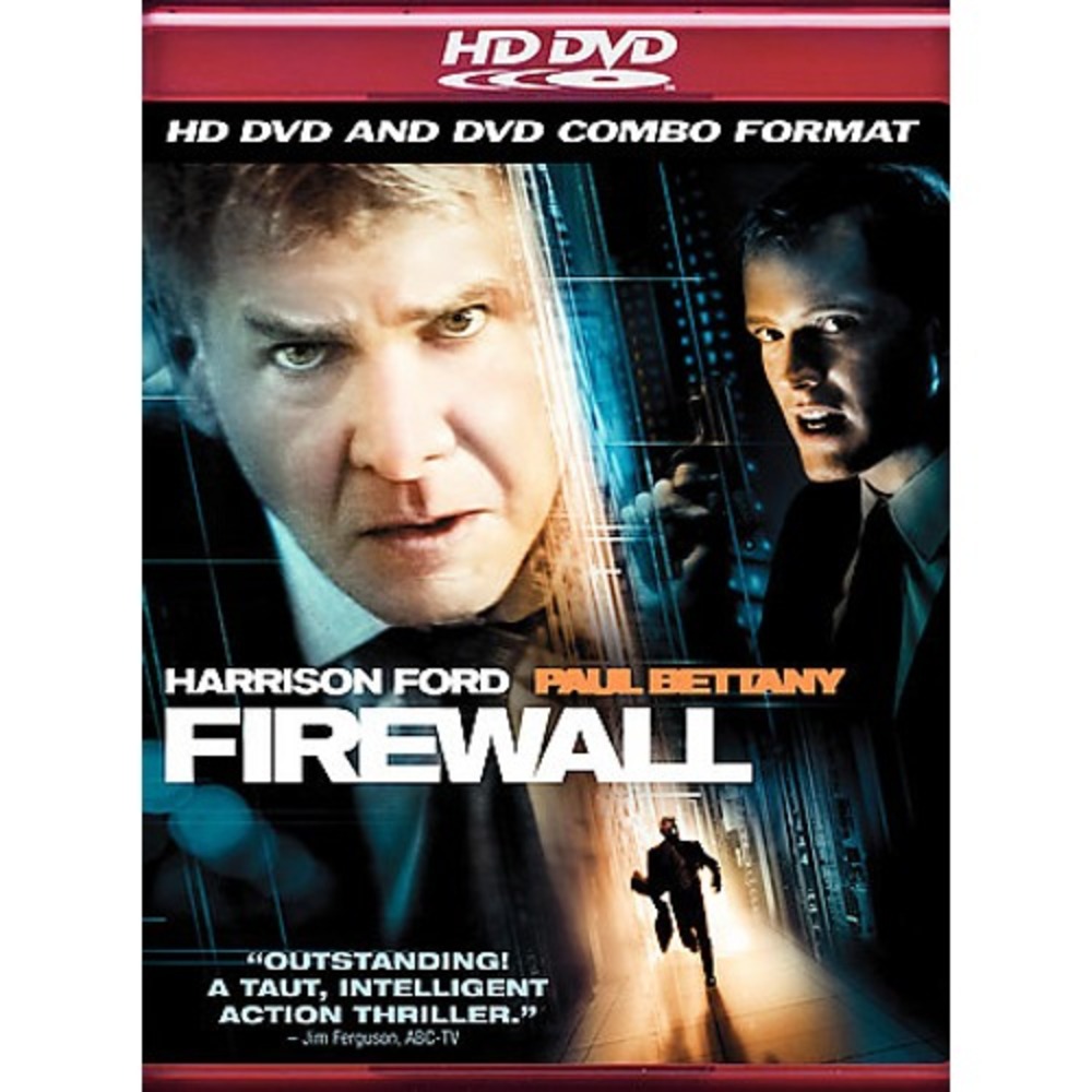 Firewall Harrison Ford Paul Bettany HD DVD DVD Combo 2006 Movie PG-13